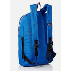 Champion - Mochila Media Azul Logo
