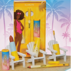 Glamlite - Barbie Limited Edition Dream Summer Collection - Lip Kit - At The Beach
