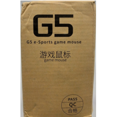 G5 e-Sports - Game Mouse - BLACK - BUTTON SOUND