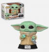 Funko Pop!  Star Wars - The Mandalorian Child GROGU with Cookie - Bobble-Head