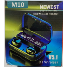 Headset - M10 Newest Digital Indicator TRUE WIRELESS
