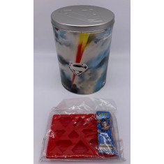 DC Superman Shield Logo Red Silicone Ice Cube + Popcorn bucket