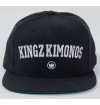 Boné Kingz - Collegiate Snapback Black - Kingz Kimonos