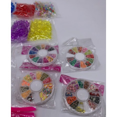 Kit Slimer -  Polystyrene Filler Foam Mini Beads Confetti Craft