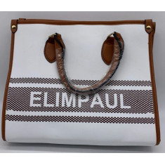 Elimpaul - Bolsa 4 pecas - White & Brown