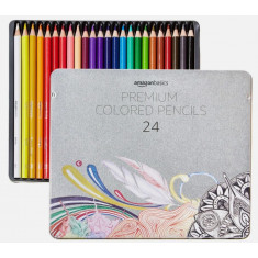 Amazon Basics - Color Premium Pencils with Case