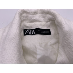 ZARA - Blazer Feminino White - Tamanho X-Small