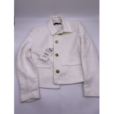 ZARA - Blazer Feminino White - Tamanho X-Small