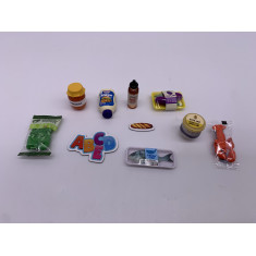 Mini Brands Fill The Fridge Playset - 10 Itens sortidos