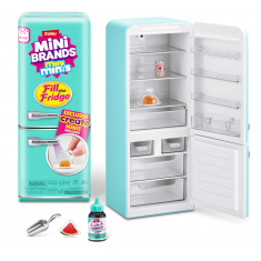 Mini Geladeira + 3 Bolinhas - Mini Brands Fill The Fridge Playset