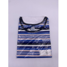 OLD NAVY - Camiseta Listrada Infantil Girls Blue - Tamanho XXL