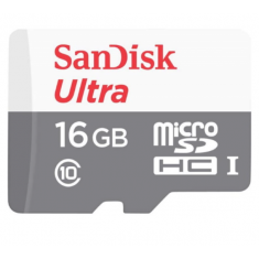 SanDisk - MicroSDHC 16GB Ultra UHS-I Card