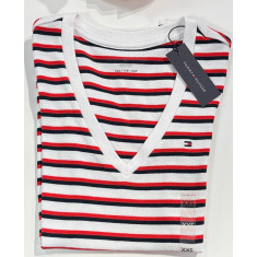 BLUSA BÁSICA DECOTE V MANGA CURTA 1