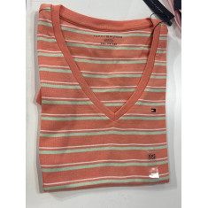 BLUSA BÁSICA DECOTE V MANGA CURTA 3