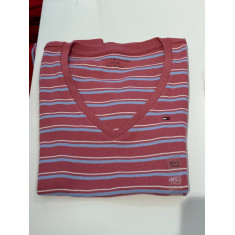 BLUSA BÁSICA DECOTE V MANGA CURTA 9