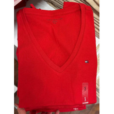 BLUSA BÁSICA DECOTE V MANGA CURTA 1