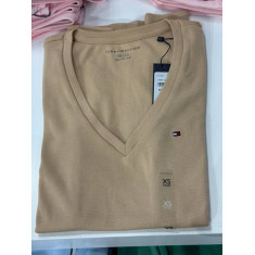 BLUSA BÁSICA DECOTE V MANGA CURTA 13