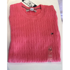 Sweater trançado manga curta 5