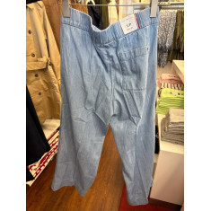 calça wide leg tecido fino 8