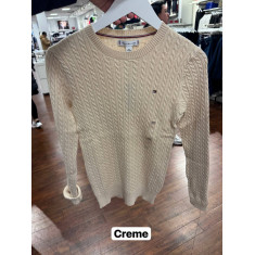 Sweater trançado manga longa 1