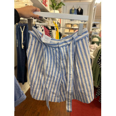 shorts belted 55% linho 45% algodão 1