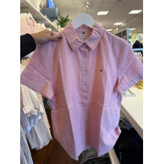 camisa manga curta relaxed fit 55% linho 45% algodão 1