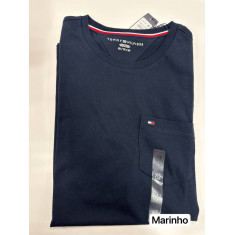 Camiseta Regular Fit Gola U com Bolso 5