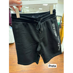 bermuda de moletom com Fleece 3