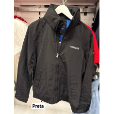 Jaqueta Corta vento Nylon com forro Capuz e zíper (capuz pode ser guardado na gola) 3