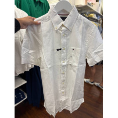 Camisa social manga curta REGULAR fit linho e algodão 5