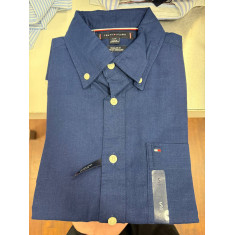 Camisa social manga curta REGULAR fit linho e algodão 8