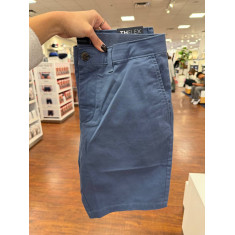 Bermuda Chino com elastano e elástico na cintura 9 polegadas 2