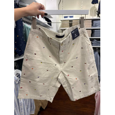 Bermuda Chino com elastano e elástico na cintura 9 polegadas 1