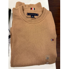 Sweater malha fina gola U 8