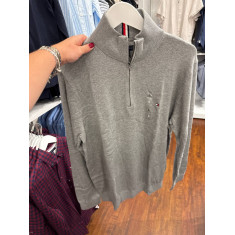 Sweater malha fina 1/4 zipper 2