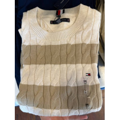 The Cable Sweater trançado gola U 1