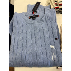 The Cable Sweater trançado gola U 3